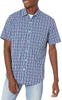 Classic Mens Short Sleeve Poplin Shirt Regular Fit