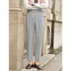 Autumn Winter High Waist Naples Mens Dress Pants