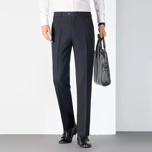 Autumn Winter Easy Care Business Dress Pants