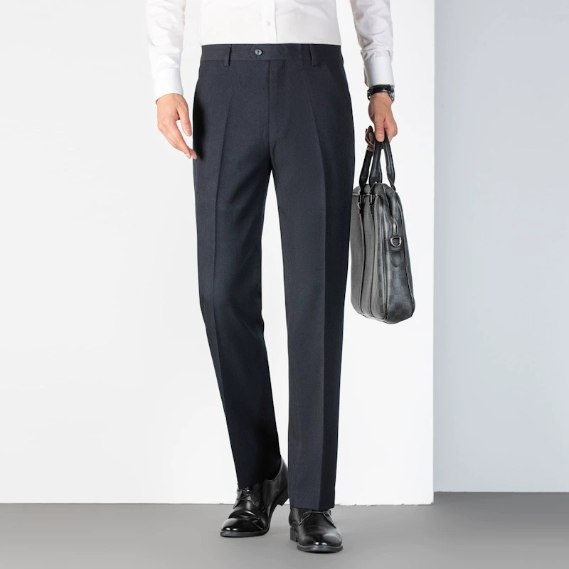 Autumn Winter Easy Care Business Dress Pants