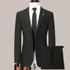 New Mens Double Breasted Two Piece Suit