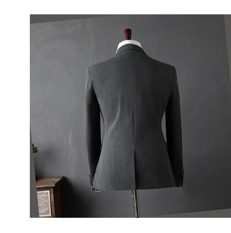 Mens 3 Piece Formal Business Wedding Suit (4)