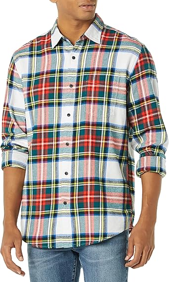 Mens Long Sleeve Flannel Shirt (9)