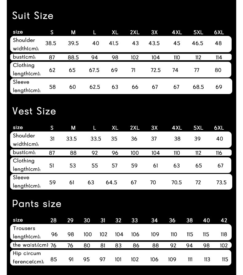 Plus Size 3 Piece Formal Business Wedding Suit (2)