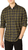 Mens Slim Fit Business Casual Flannel Shirt