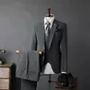 Mens 3 Piece Formal Business Wedding Suit