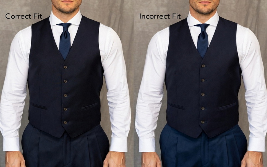 Correct And Incorrect Vest Length