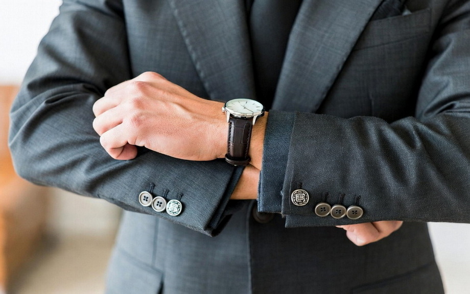 Cufflinks Watch And Shirt Cuffs