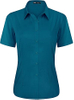 Striped Easy Iron Womens Blouse Shirt