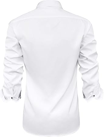 Stretch Patterned Mens Long Sleeve Shirt (3)