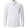 Mens Pure Cotton Oxford Business Casual Shirt