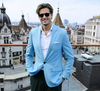 Men's Single-Breasted Business Blazer
