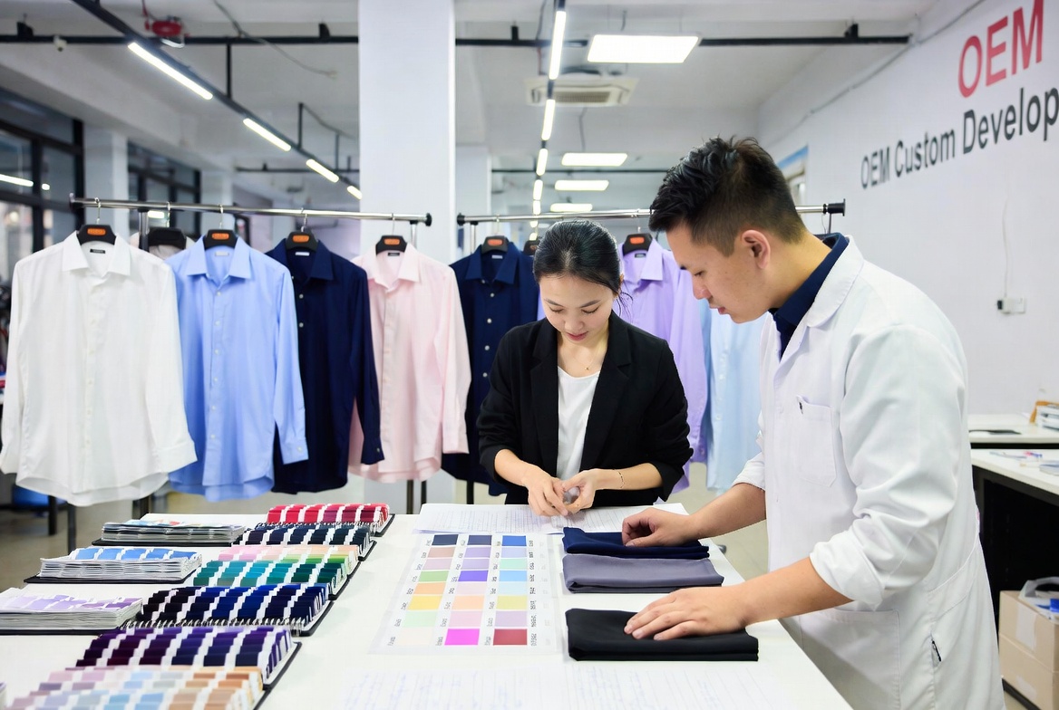 OEM Dress Shirt Color Development Process