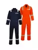 Mens Breathable Cotton Reflective Work Coveralls
