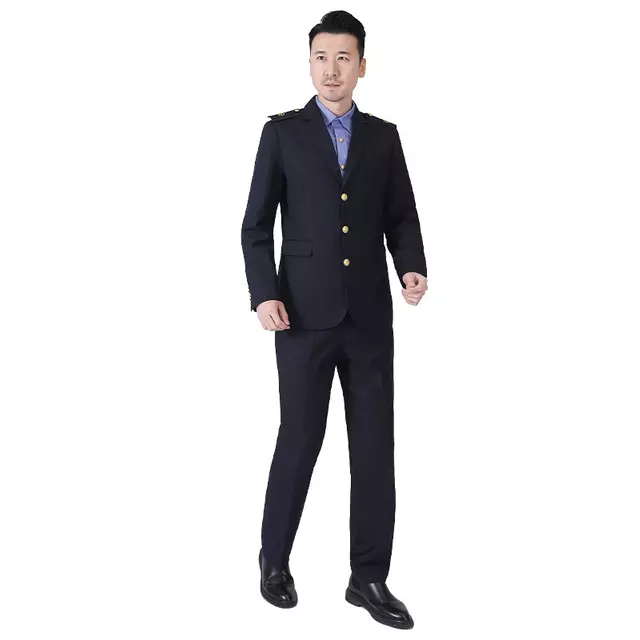 Spring Autumn Railway Transit Staff Suit Set
