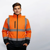 Warm Polar Fleece Construction Safety Jacket