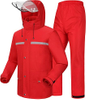 Unisex Reflective Waterproof Windproof Rain Suit