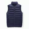 Mens Winter Fleece Lined Stand Collar Gilet