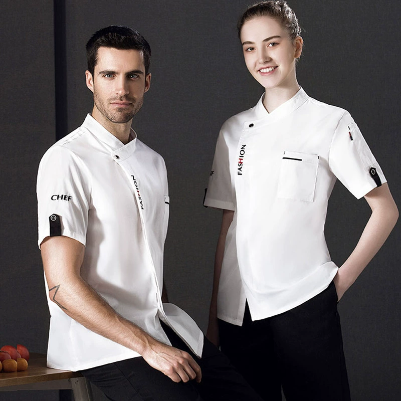 Summer Breathable Short Sleeve Chef Coat
