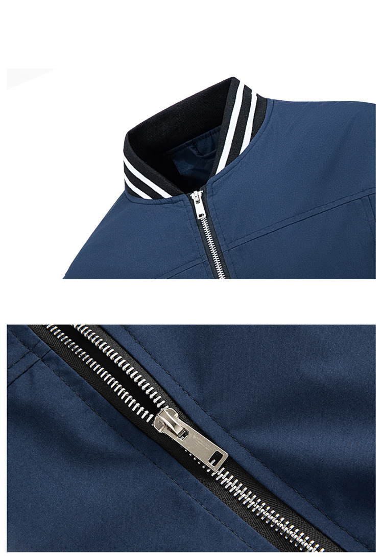 Mens Lightweight Windproof Bomber Windbreaker (3)