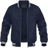 Mens Lightweight Windproof Bomber Windbreaker