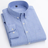 Long-Sleeve Casual Relaxed-Fit Striped Shirt