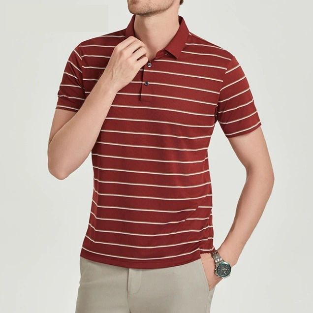 Mens Comfortable Breathable Summer Polo Shirt