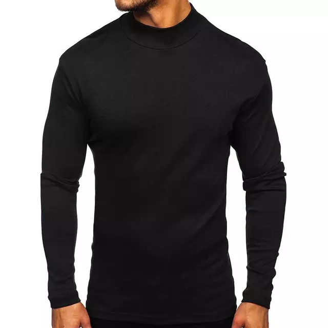Mens Winter Fleece High Neck Thermal Base Layer