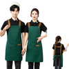Unisex Waterproof Oil Resistant Printed Satin Apron
