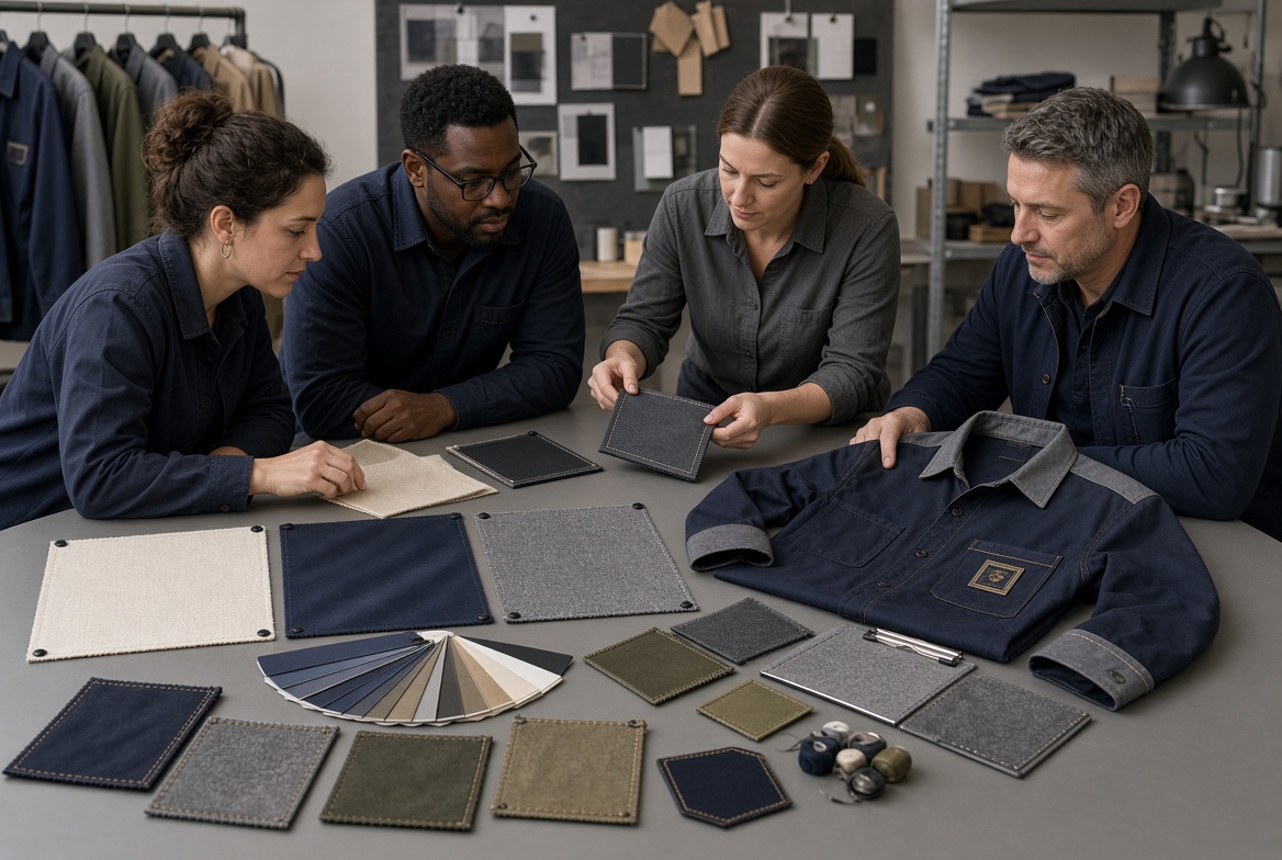Custom Workwear Fabric Selection Custom Workwear Fabric Selection