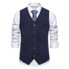 Colete masculino retr&ocirc; de veludo cotel&ecirc; casual