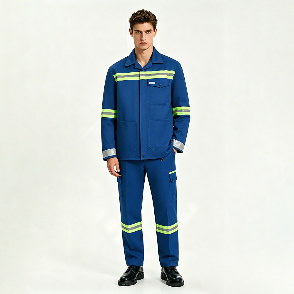 Mens Heavy Duty Hi Vis Factory Workwear
