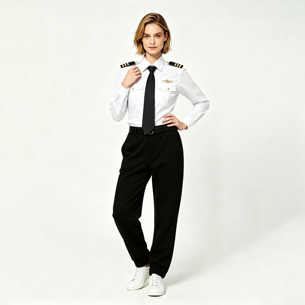 Womens Flight Attendant Cabin Crew Work Suit