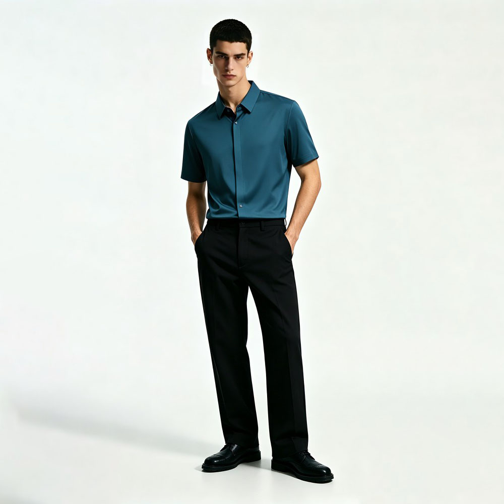 Men's Summer Silk Shirt