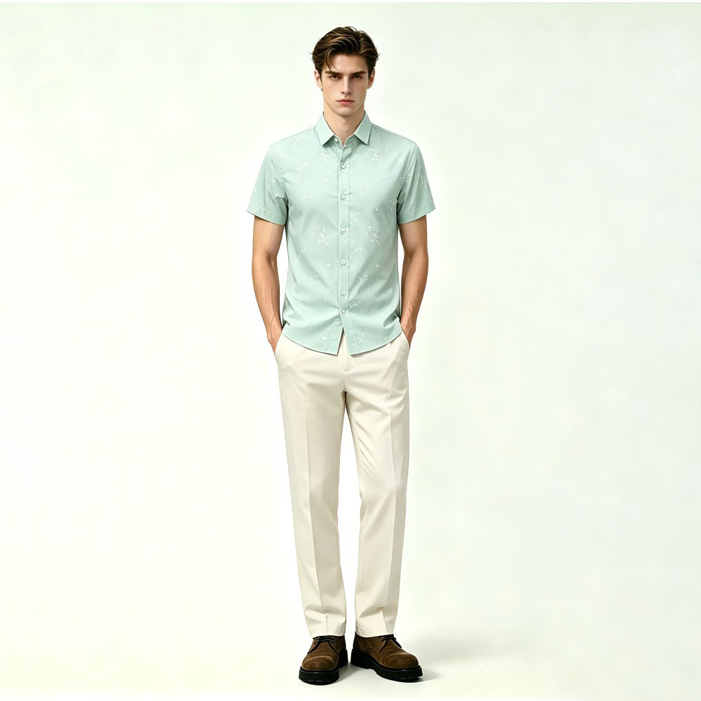 Casual Short Sleeve Summer Mens Polo Shirt