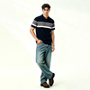 Mens Solid Color Casual Summer Polo Shirt