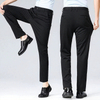 Mens Straight Fit Formal Business Dress Pants