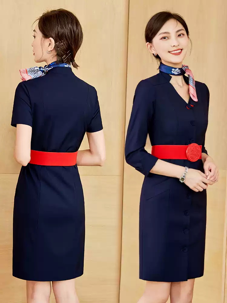 Womens Navy Flight Attendant Dress Uniform (1)