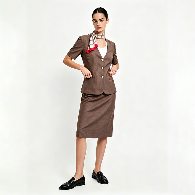 Womens Airline Cabin Crew Formal Work Uniform