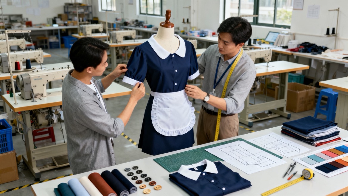 OEM Waitress Uniform Development And Production OEM Waitress Uniform Development And Production