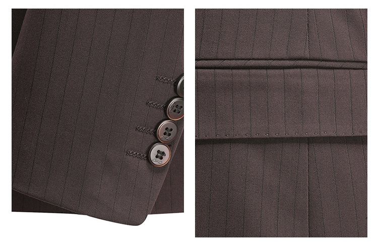 Slim Fit Coffee Brown Suit Set (11)