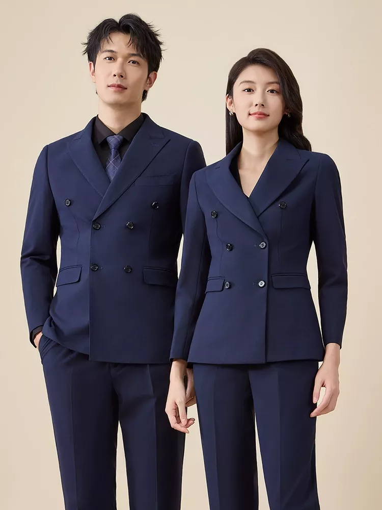His Hers Double Breasted Business Suits