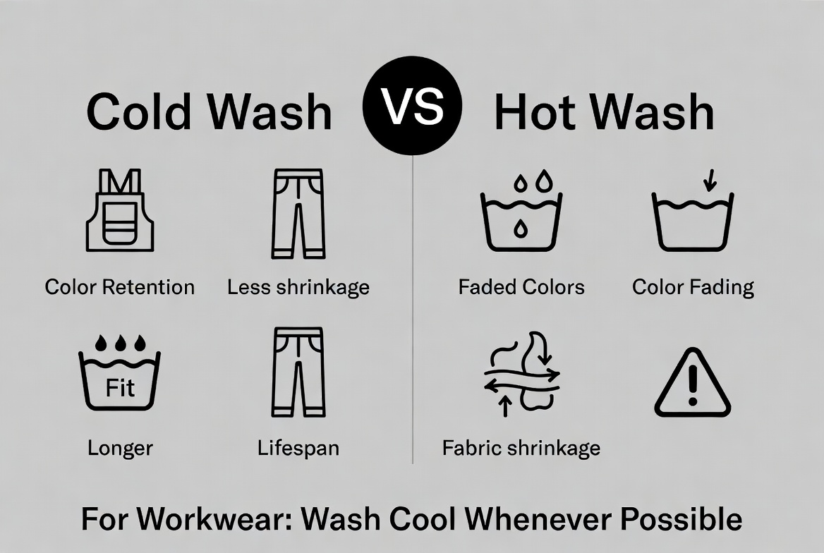 Cold Wash Vs Hot Wash For Workwear