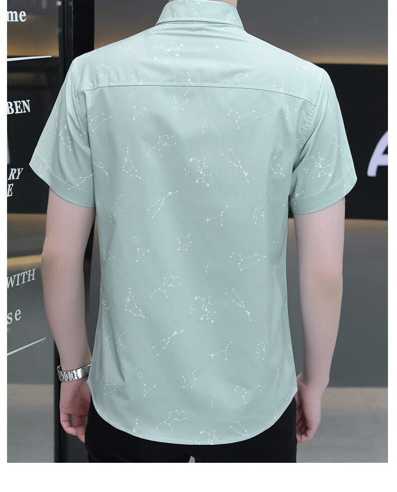 Casual Short Sleeve Summer Mens Polo Shirt (4)