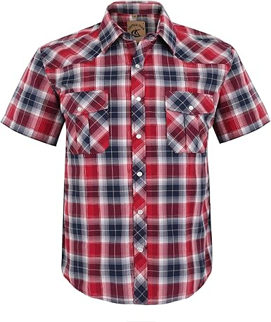 Easy Iron Check Casual Mens Shirt