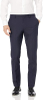 Mens Slim Fit Wrinkle Resistant Stretch Suit Pants