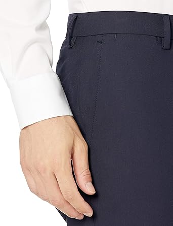 Mens Slim Fit Wrinkle Resistant Stretch Suit Pants (6)