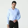 Solid Color Business Casual Mens Shirt