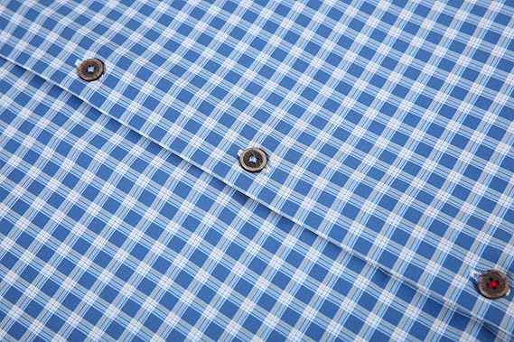 Mens Printed Stretch Wrinkle Resistant Business Shirt (1)