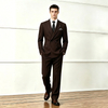 New Mens Double Breasted Two Piece Suit